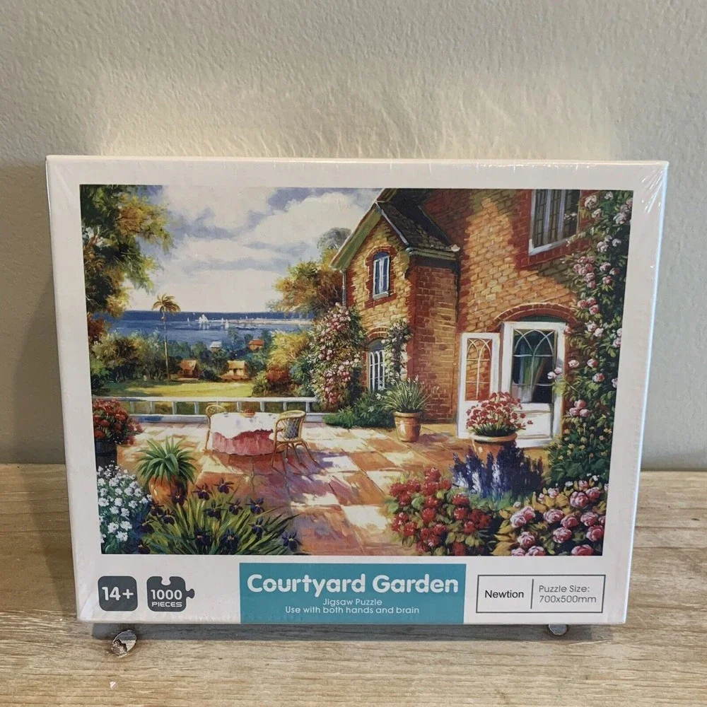 Newtion Courtyard Garden 1000 Piece Jigsaw Puzzle New